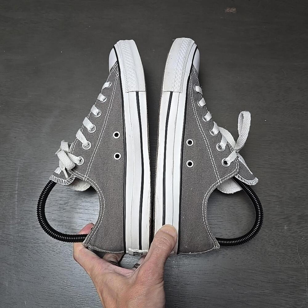 Converse All Star Chuck Taylor Shoes M6 W8 Gray Low Top Sneakers Athletic 1J794 - Picture 7 of 9